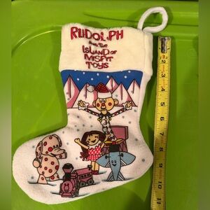 Vintage Rudolph and the Island of Misfit Toys Christmas Stocking
